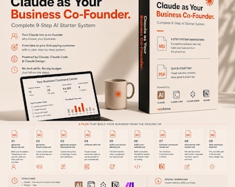 Claude as Your Business Co-Founder — Complete 9-Step AI Starter System