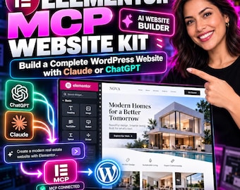 Elementor MCP Website Kit | Build a Complete WordPress Website with Claude or ChatGPT | AI Website Builder