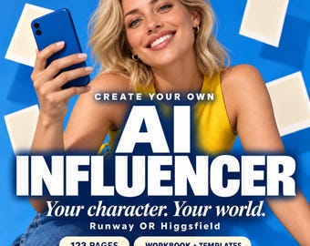 AI Content Creator Course | Runway or Higgsfield Guide | Faceless Videos, Virtual Influencers & Brand Content | Digital Workbook