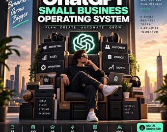 ChatGPT Small Business Operating System | AI Workflows, Projects, Automations & SOP Toolkit