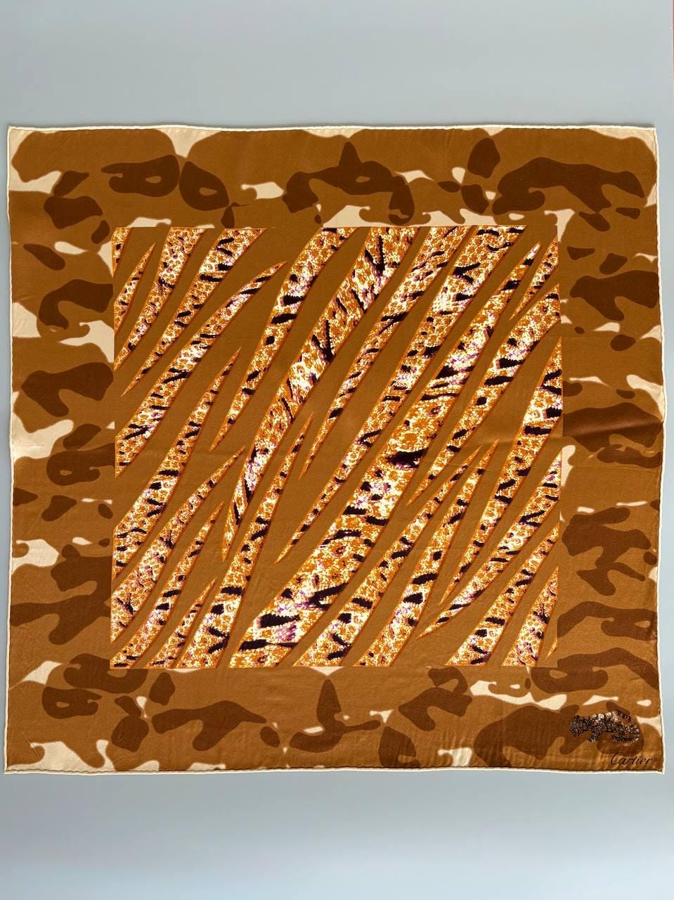 Cartier Scarf Leopard - Etsy
