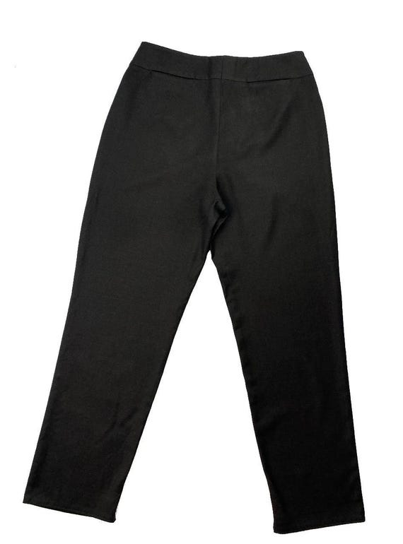 GIVENCHY 90 Wool Dress Pants/ Gray Cigarette Trousers/ Women