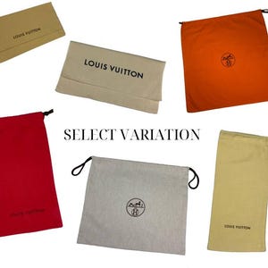 Sacchetto antipolvere vintage autentico HERMES/ LOUIS VUITTON/sacchetto antipolvere di design/borsa con patta/borsa porta scarpe/borsa da viaggio/borsa portaoggetti/