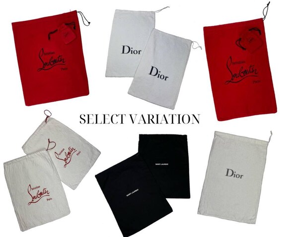 Dior dust bag hotsell