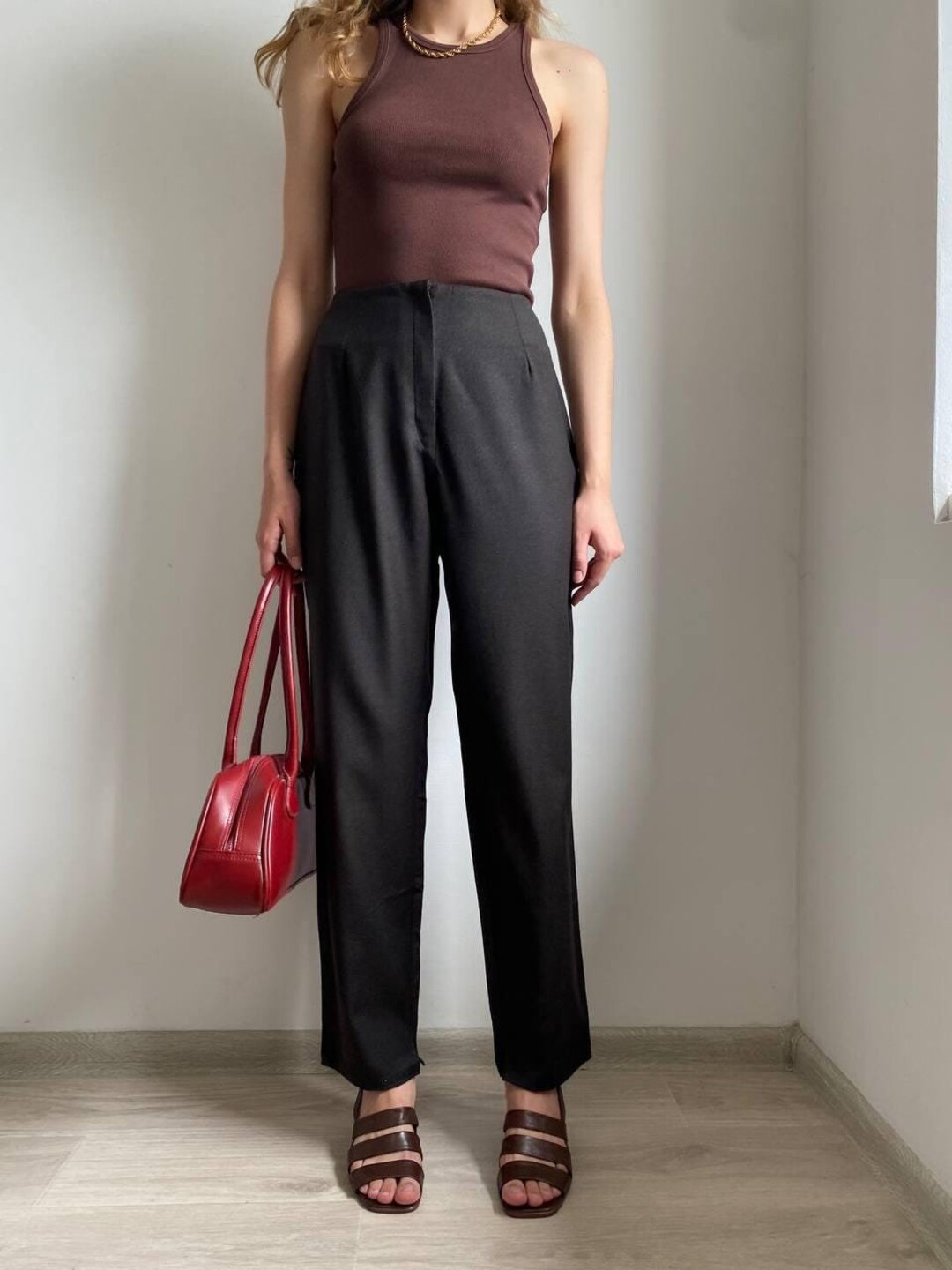 90s GIVENCHY MONSIEUR Wool Slacks USA製 Vintage Monsieur