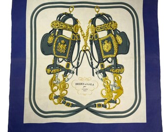 HERMES BRIDES De GALA Silk Scarf 36” New - Etsy