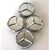 Genuine Mercedes-Benz Silver Star Emblem – W176 W205 W207 Front Grille Badge (A0008880060 / A0008171016)