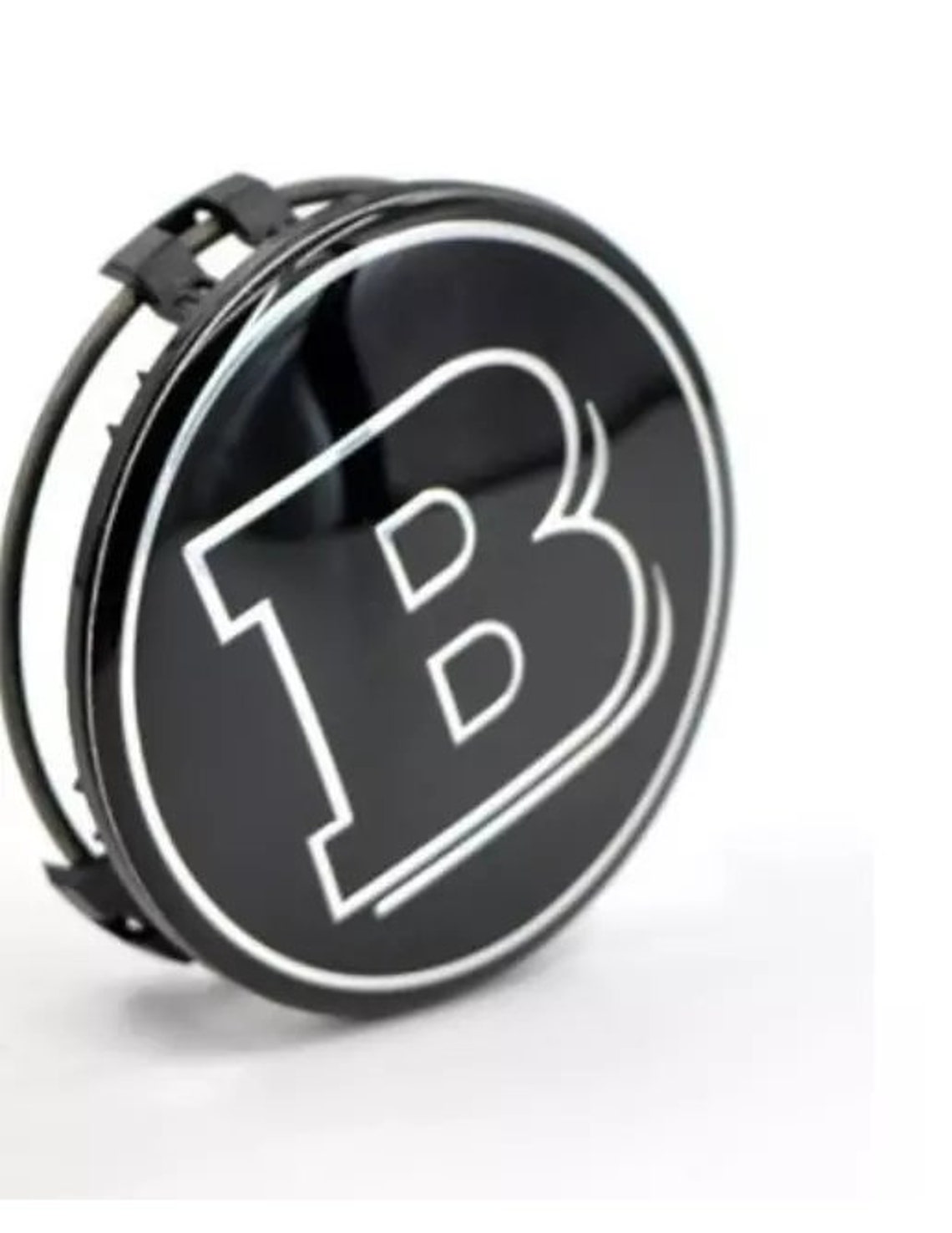 Fit for Mercedes Benz BRABUS (B) Black Wheel Centre Hub Caps AMG A B C ...