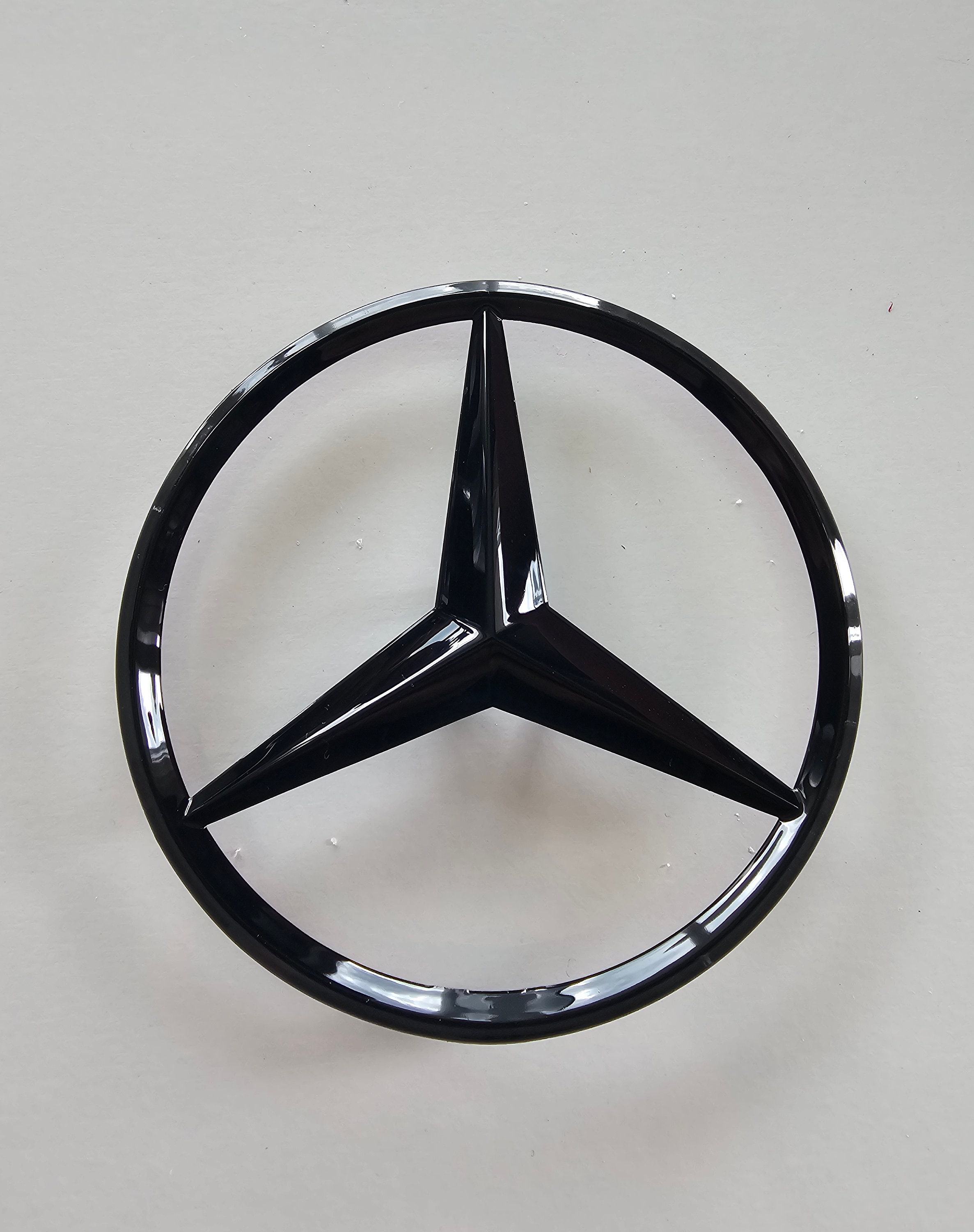 Genuine Mercedes-Benz Gloss Black Rear Star & Badges For W205 C63 AMG Saloon (2015+) - Left & Right, OEM A2058174500