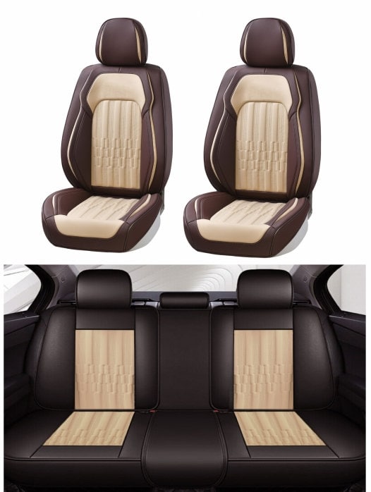 Brown color seat cover discount