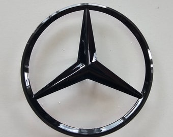Kofferbaksterembleem glanzend zwart achterlogobadge geschikt voor Mercedes W212 E-klasse