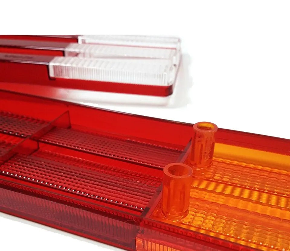 Mercedes Sprinter Chassis Cab Clear Rear Tail Lamp Lenses (Pair 2006-2019) By Ultimate Styling