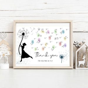 Teacher Appreciation Gift, Editable Printable Teacher Gift End Of School Keepsake Students Thumbprint Custom Gift for Teacher Thank you Gift