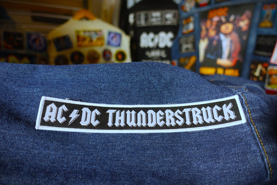 AC/DC Thunderstruck Woven Strip Sew-on or Iron-on Patch - Etsy