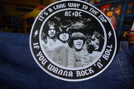 AC/DC It's A Long Way to the Top Woven Back Patch - Etsy