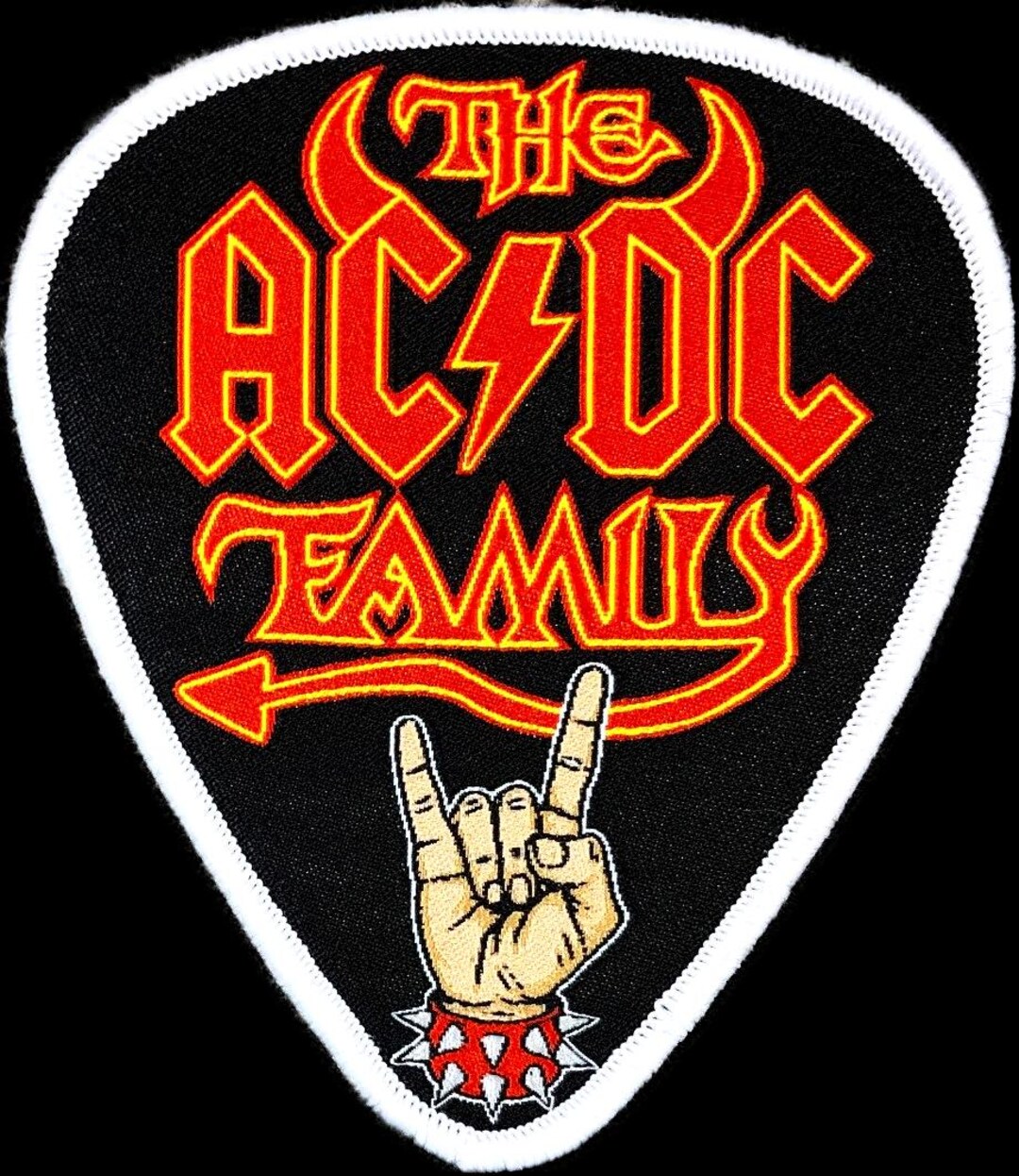 AC/DC Family Woven Pick Patch - Etsy