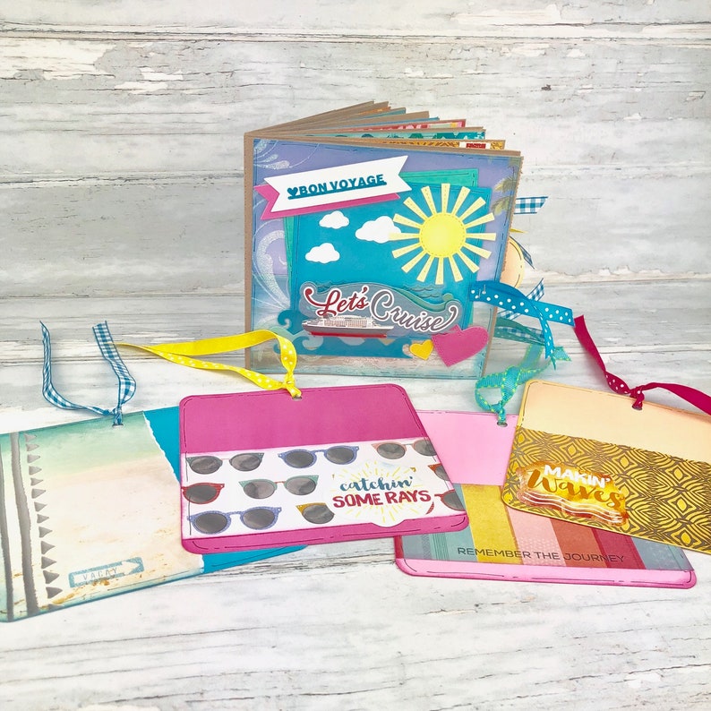 Cruise Ship Scrapbook Vacation Paper Bag Photo Album Etsy