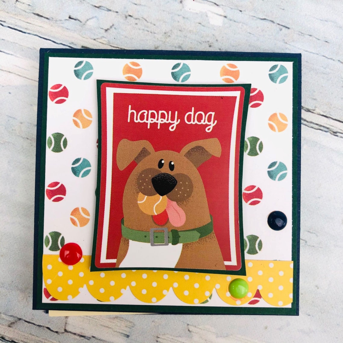 Dog Notepads 3x3 Handmade Notepad Puppy Desk Etsy