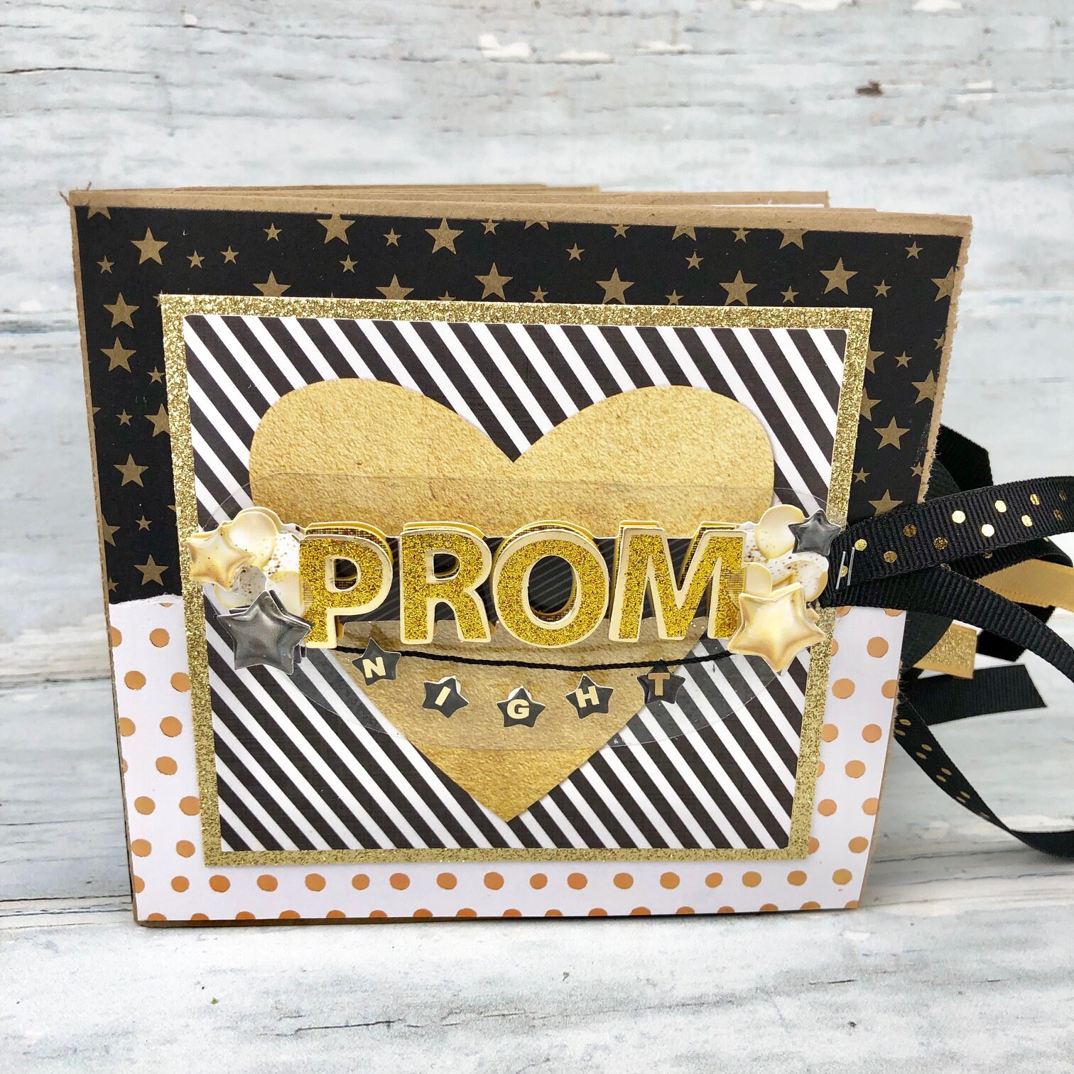 Prom Scrapbook Premade 5 12 Page Prom Photo Album Etsy