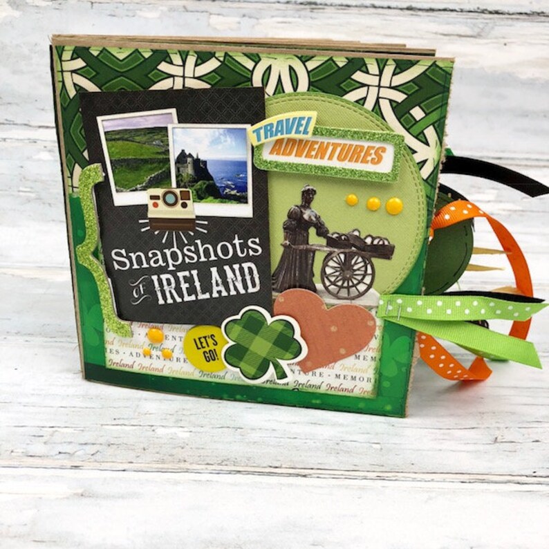 Ireland Scrapbook Mini Premade Photo Album Etsy