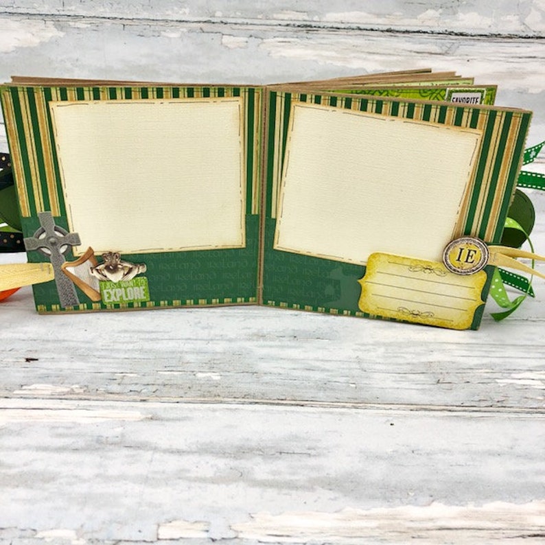 Ireland Scrapbook Mini Premade Photo Album Etsy