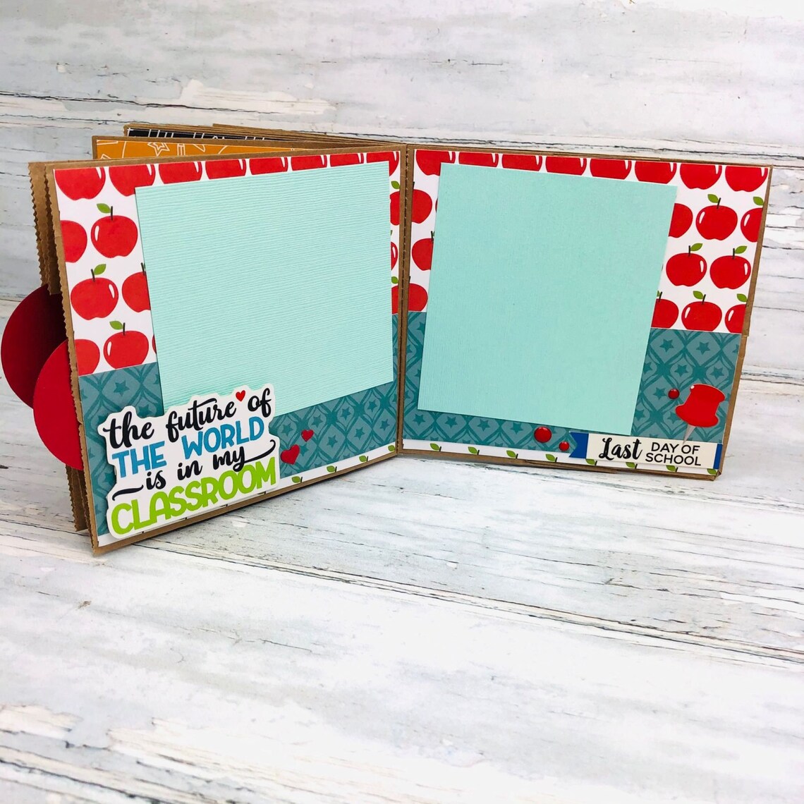 Teacher Mini Scrapbook Gift for Teachers 6 Premade Etsy