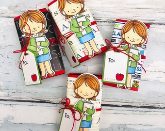 Teacher Mini Boxes with Tags - Empty Teacher Treat Boxes - Back to School - Teacher Gift - Teacher Appreciation