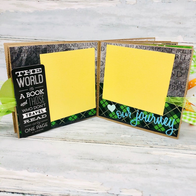 Ireland Scrapbook European Vacation Mini Photo Album Etsy