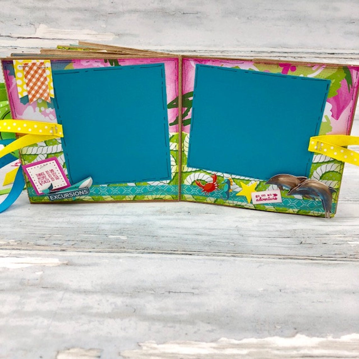 Cruise Mini Scrapbook Cruise Ship Vacation Photo Album Etsy