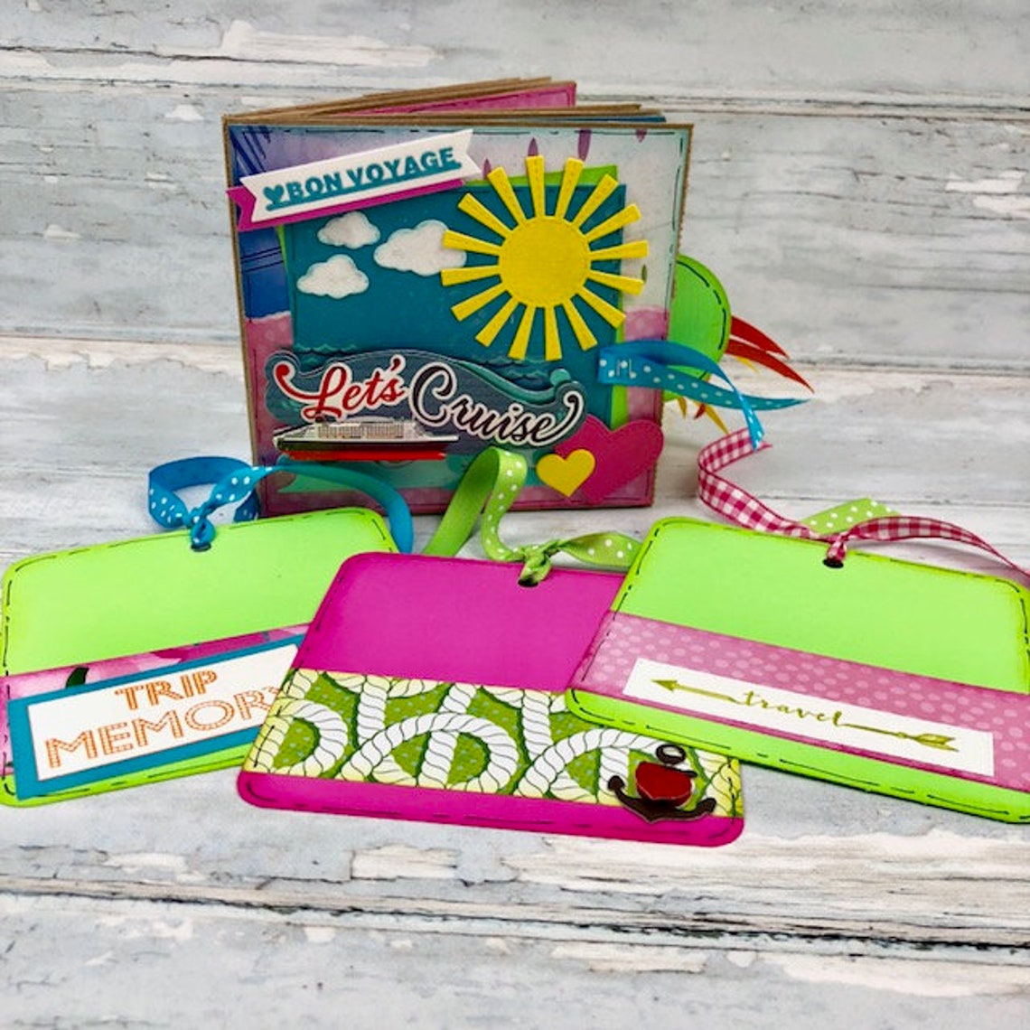 Cruise Mini Scrapbook Cruise Ship Vacation Photo Album Etsy