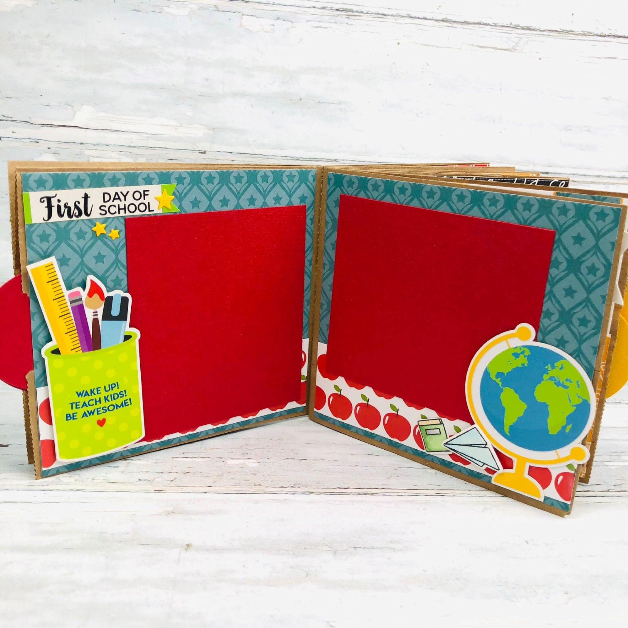 Teacher Mini Scrapbook Gift for Teachers 6 Premade Etsy