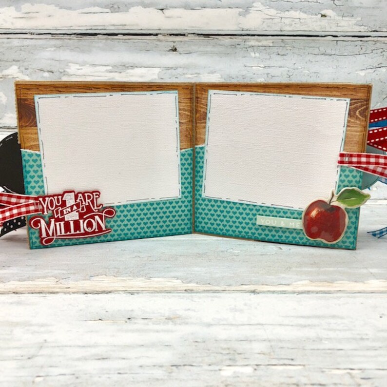 Best Teacher Premade Album Teacher Mini Scrapbook