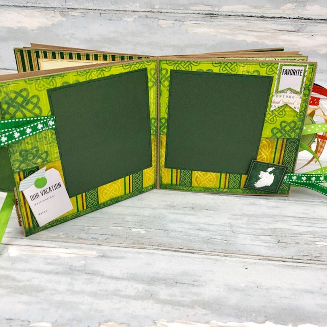 Ireland Scrapbook Mini Premade Photo Album Etsy