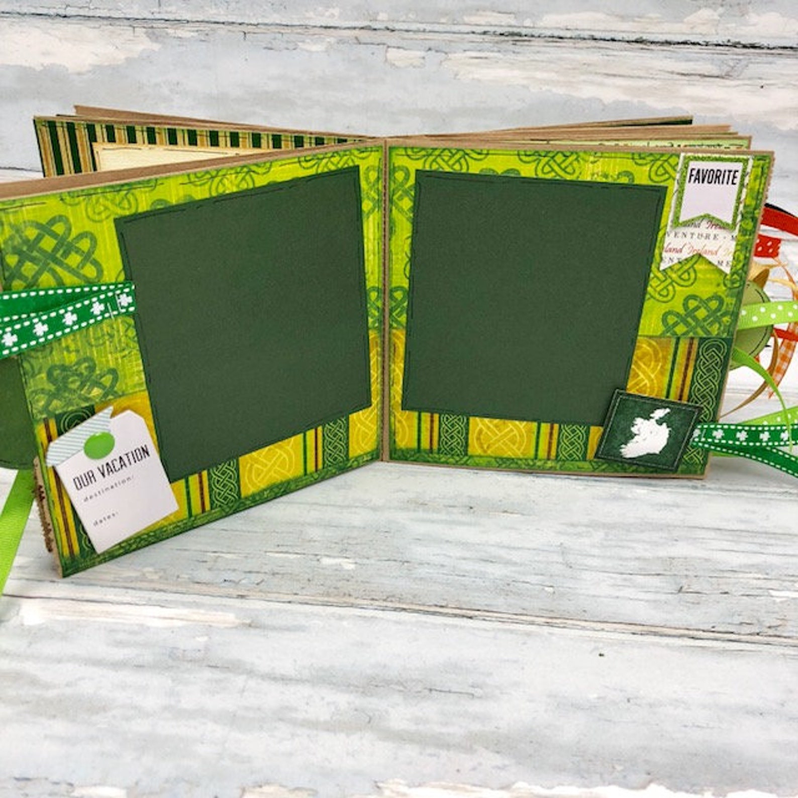 Ireland Scrapbook Mini Premade Photo Album Etsy