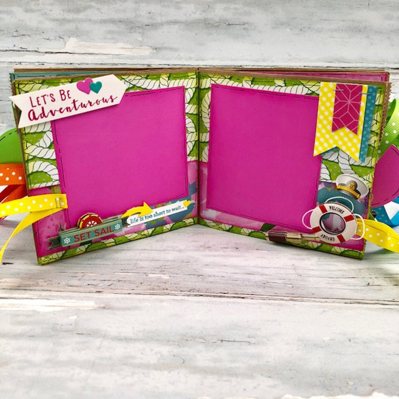 Cruise Mini Scrapbook Cruise Ship Vacation Photo Album Etsy