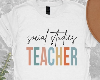 Social Studies Shirt, Custom Classroom Tee | Cotton-Poly Blend | Unisex Youth Toddler Sizes