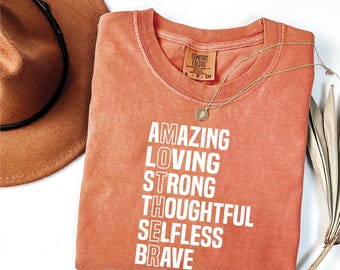 Camisa Comfort Colors para el Día de la Madre: Un regalo para una mamá cariñosa