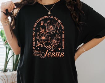 Aesthetic Faith Tee, Floral Christian Shirt | Cotton Polyester | Unisex
