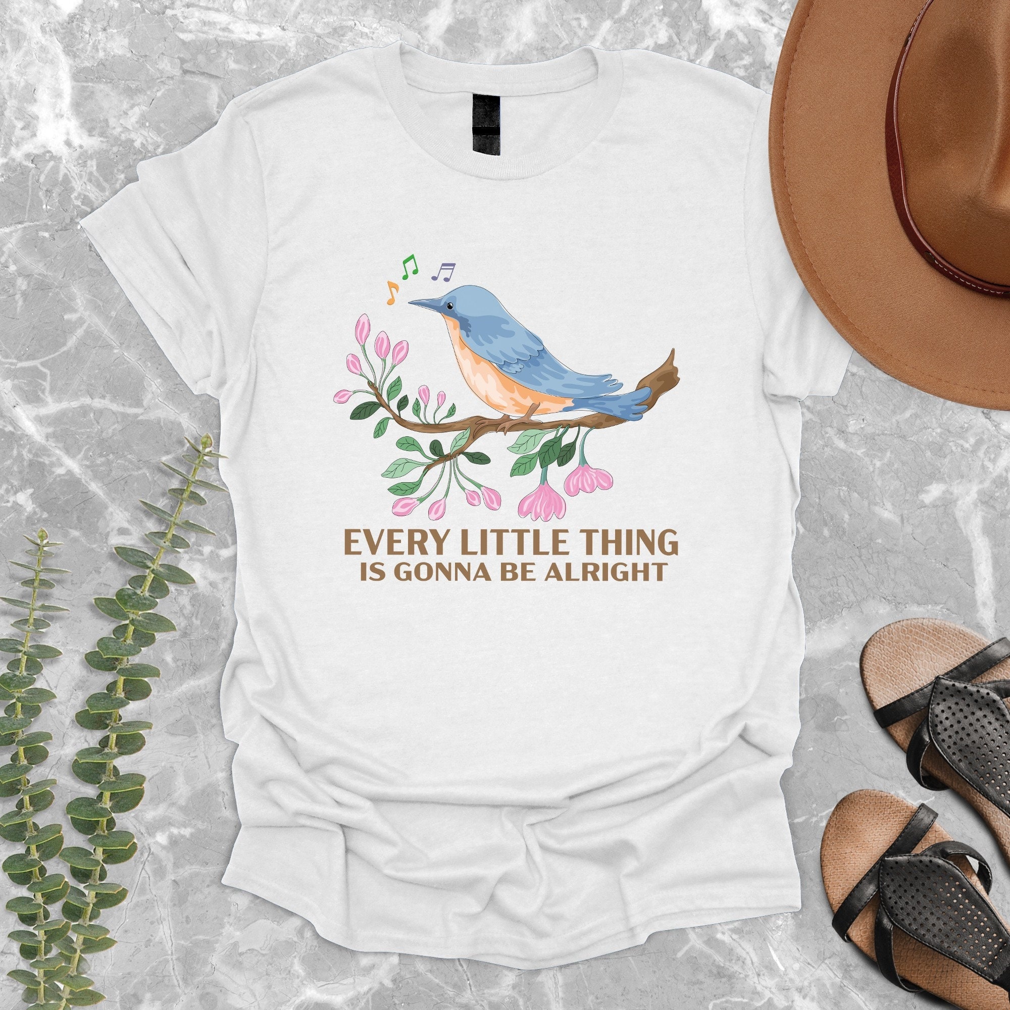 Every Little Thing Is Gonna Be Alright Funny Bird T-Shirt Every Little Thing Is Gonna Be Alright Funny Bird T-Shirt