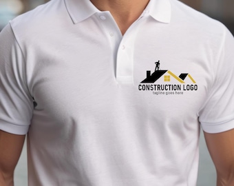 Custom Logo Polo Shirts, Business Logo Shirt,  Create Your Graphic Logo Shirt, Personalized Design Logo Shirt, Logistics Company Polo Shirt