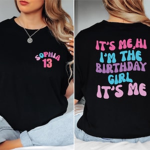 Custom Birthday Girl T-Shirt: Personalized Name & Age Tee