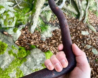 Authentic Irish Beechwood walking stick with handle