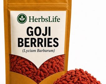 GOJI BERRIES | Dried Lycium Barbarum Natural Whole | Herbal Tea, Culinary Use & Bulk Food Ingredient