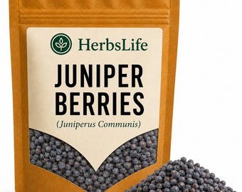 JUNIPER BERRIES | Juniperus Communis Dried | Cooking Craft & Bulk Culinary Ingredient