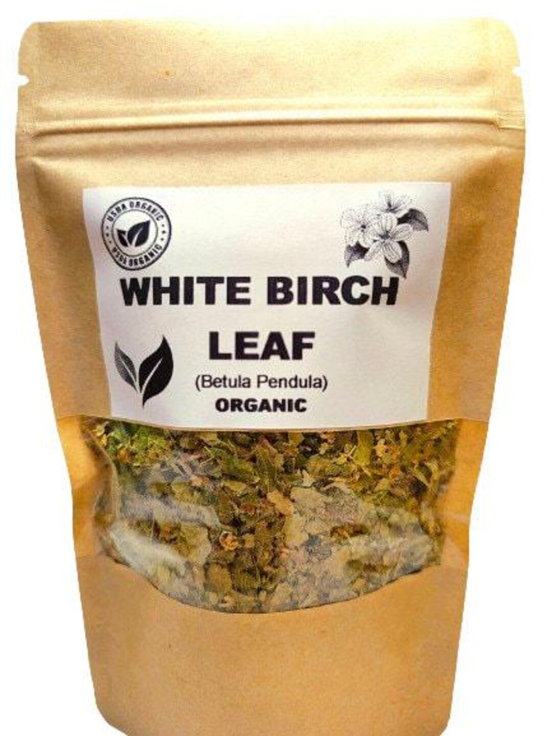 Organic WHITE BIRCH LEAF Betula Pendula B.alba Birch Leaf Tea Birch Tea ...