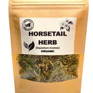 Organic horsetail herb | equisetum arvense | horsetail tea | organic herbs | dried herbs | herba | tea