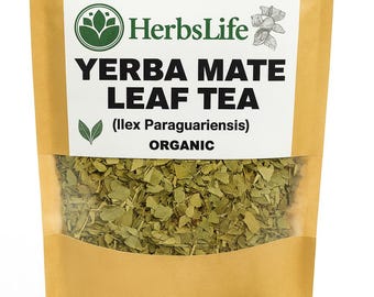 Suszona herbata YERBA MATE w liściach | Ostrokrzew paragwajski | Herbata kulinarna i tradycyjna | Rośliny botaniczne luzem