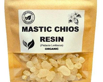 Organic mastic chios resin | pistacia lentiscus | mastic gum | mastic resin | authentic chios mastiha | chios mastic gum resin