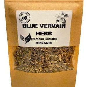 Biologisch blauwe ijzerhardkruid | verbena hastata | IJzerkruidthee | kruidenthee | biologische kruiden | verbena officinalis