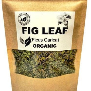 Biologisch vijgeblad | ficus carica folia | vijgenbladthee | kruidenthee | gedroogde bladeren | biologische kruiden | gedroogde kruiden | kruiden | thee: